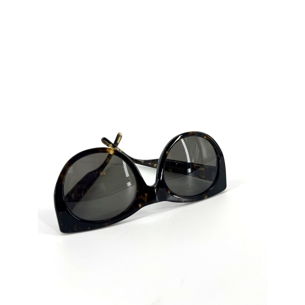 Raen Durante Sunglasses Brown Brindle Tortoise Shell Round Anthropologie